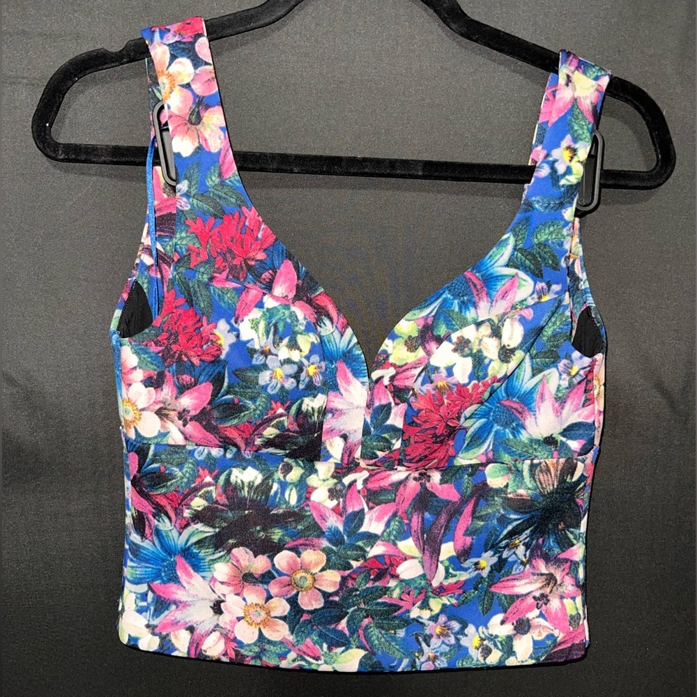 Floral bustier